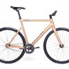 Bicicletta Fixie Freexed ENEA Matte Gold Cerchi 30 mm
