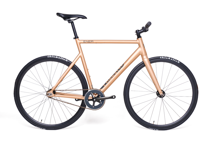 Bicicletta Fixie Freexed ENEA Matte Gold Cerchi 30 mm