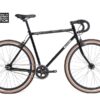 Bicicletta Fixie Freexed Crono Black Tracklocross