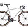 Bicicletta Fixie Freexed Crono Silver Tracklocross