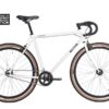 Bicicletta Fixie Freexed Crono White Tracklocross